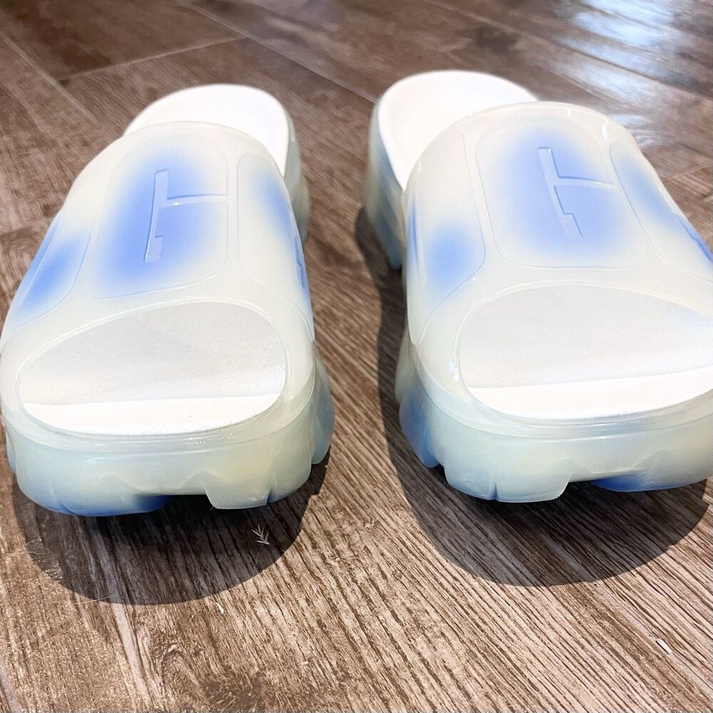 UGG Jella Watercolor Slide Women's size 7 Sky Blue Clear Sandals Shoes Slip Ons - Picture 6 of 16